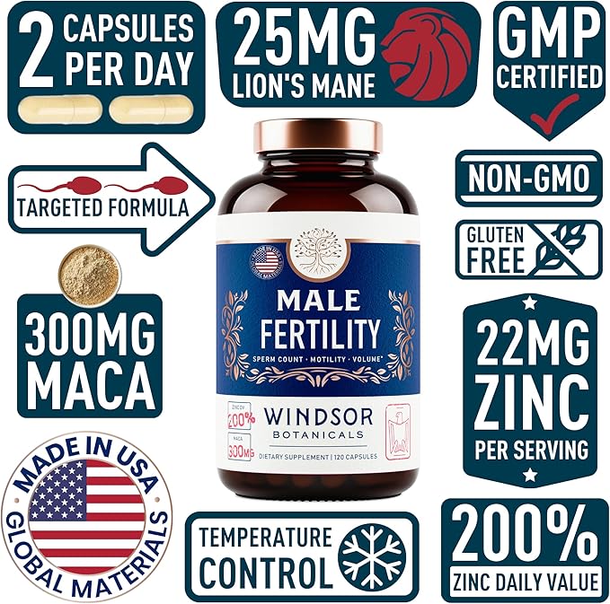 Fertility Supplements for Men Prenatal Vitamins 2-Pack, 240 240 Fertility