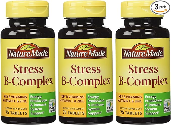 Nature Made Stress B Complex W 75ct (Pack 3) 225 225 ct