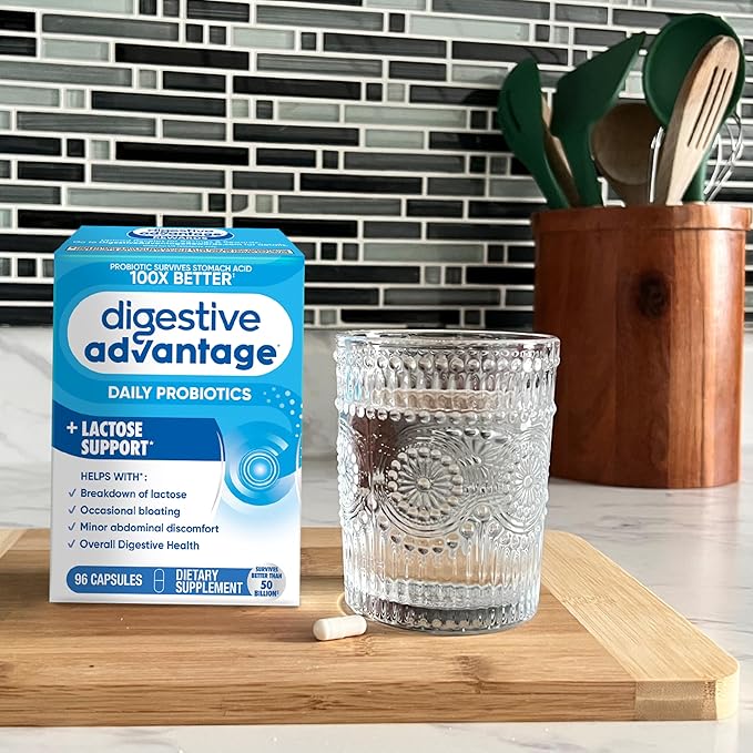 Digestive Advantage Probiotics + Lactase Digestive 96ct