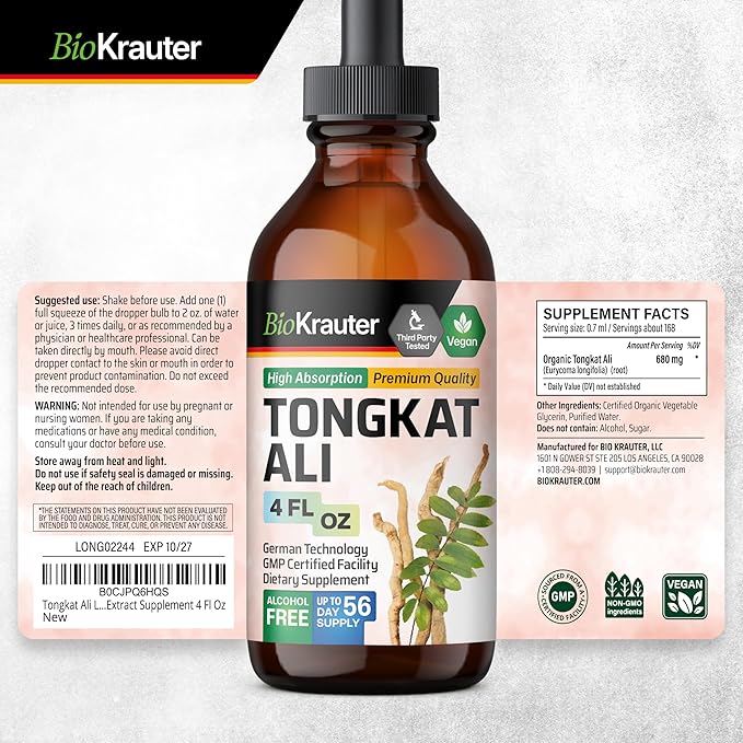 Tongkat Ali Tincture 4 Fl